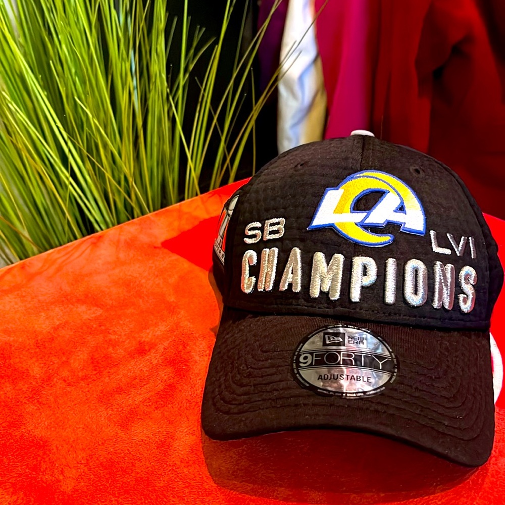 New Era Black LA Rams Super Bowl Hat